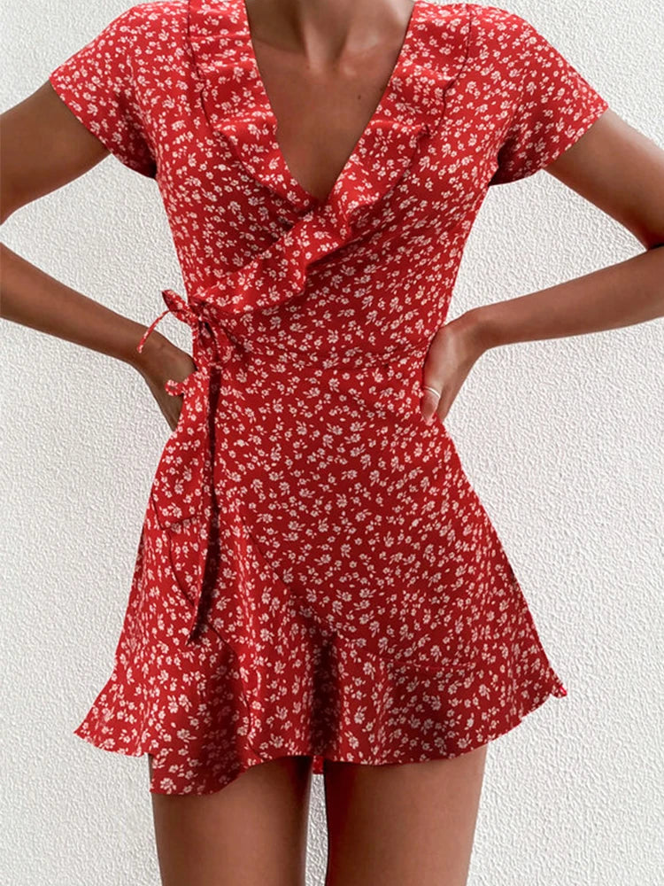 Summer Women's Floral A-Line Dress